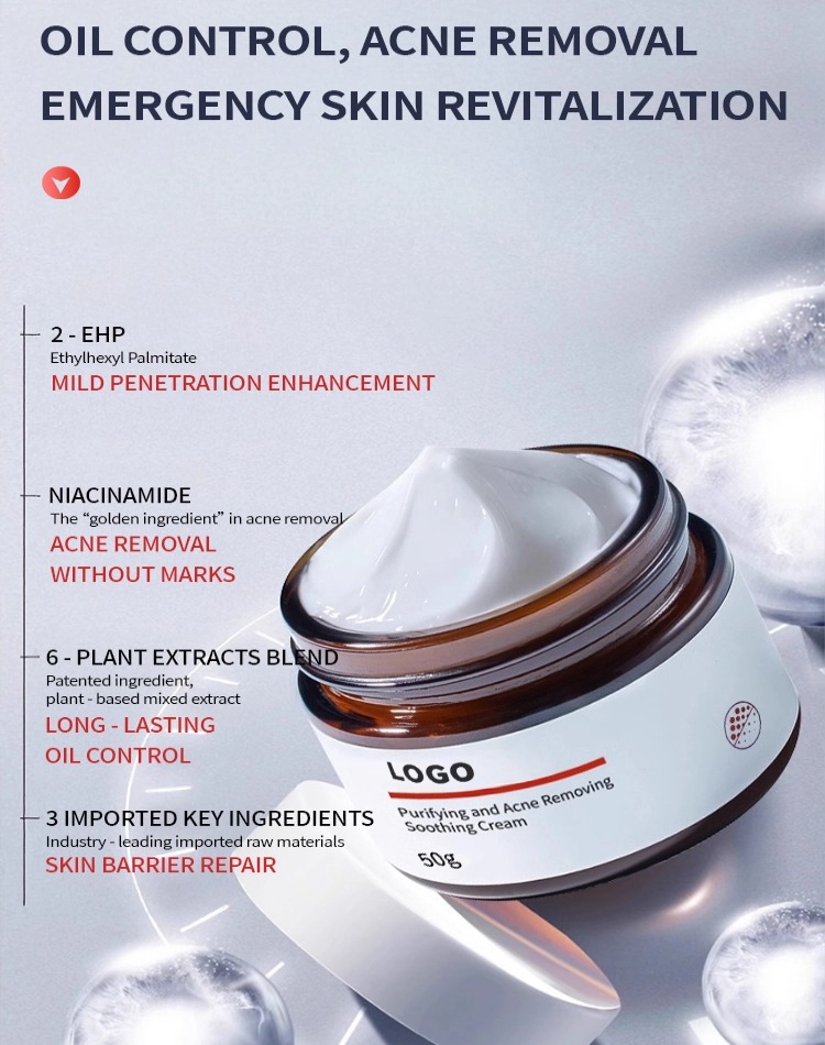 Non-irritating acne treatment cream